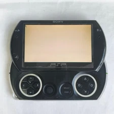 PSP GO console Black with Charger PSP-N1004 screen with protect tested