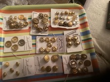 BUNDLE OF MIXED PATTERNED, PLASTIC AND METAL BUTTONS FOR CRAFTING