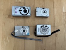 4x Canon kompakte Digitalkamera Konvolut - ungeprüft/defekt