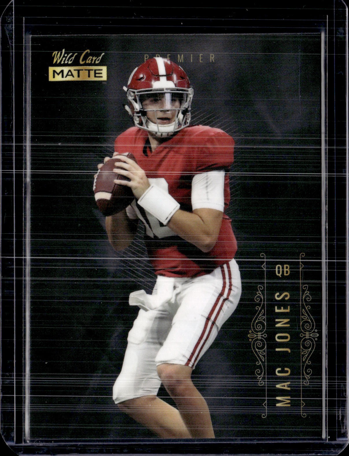 2021 Wild Card Matte White #MBC-3 Mac Jones Black