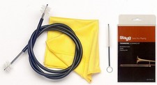 Stagg SCK-PRO-TB Pro Trombone Cleaning Kit with Snake, Brush, and Cleaning Cloth