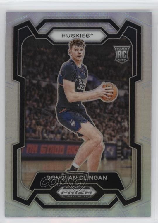 2024-25 Panini Prizm Draft Picks Silver Prizm Donovan Clingan #95 1iu8