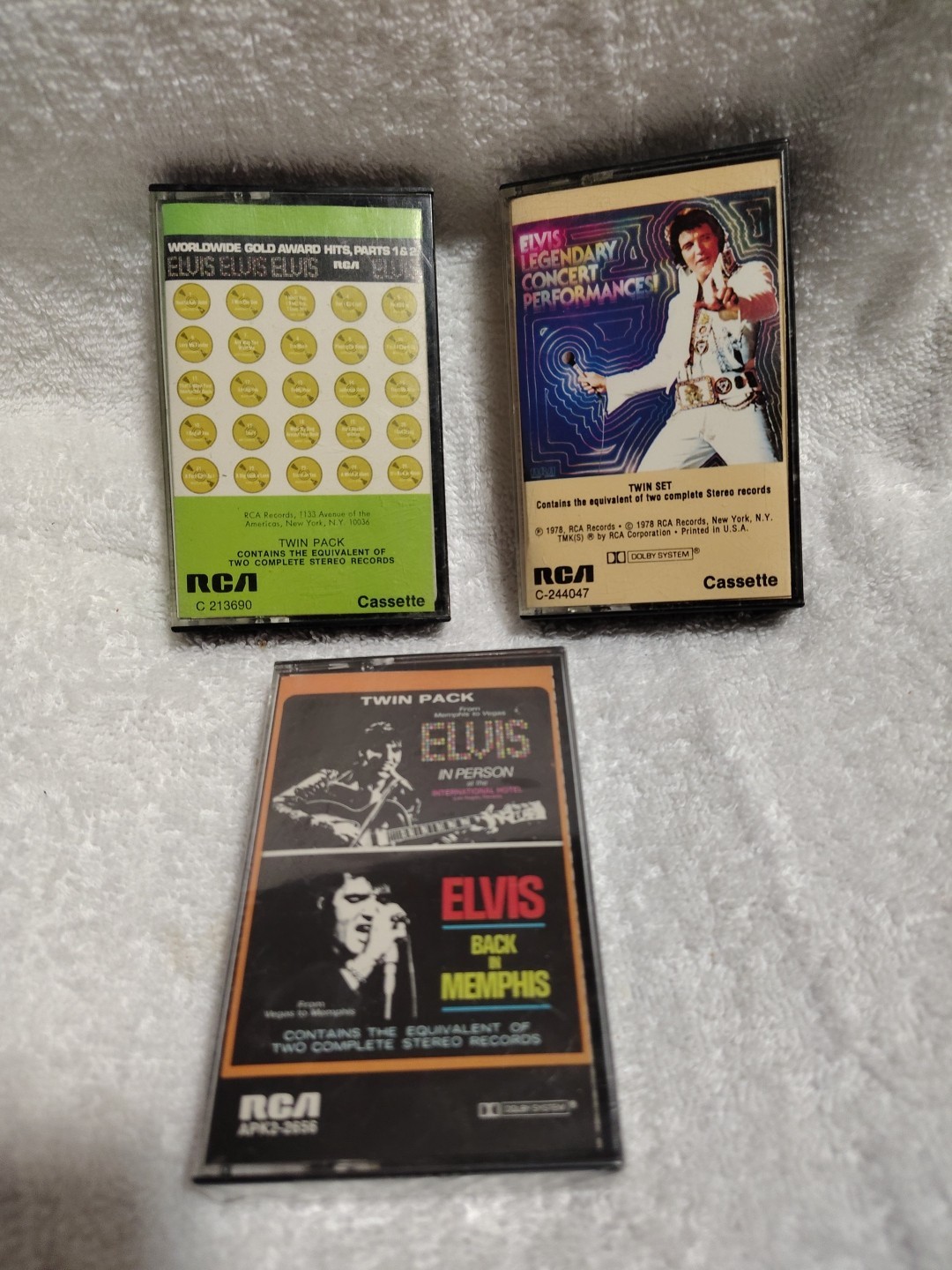 Elvis Presley In Person Elvis Back In Memphis Concert Performance Gold Award Hi