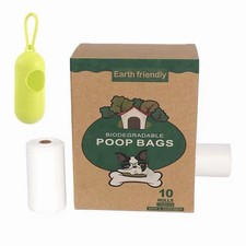 Biodegradable Dog Poop Bags Assorted Colors Waste Bags  10rolls 