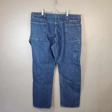 Wrangler Carpenter Jeans 44 X 32 Medium Wash Regular Fit Mens