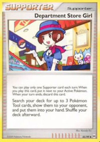 Department Store Girl - 85/99 - Uncommon (Hp) Arceus - Trainer - Supporter Pokém