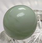 .56" Vintage Jabo Vitro Agate Marble Jade Green White Swirl Player NM — photo 1