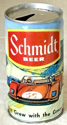 1970's Schmidt-Indy Car/Racing-Northwest Brew-Lacrosse,Wis-12 oz-Steel Beer Can