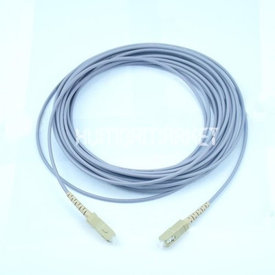 10 meters Armored Multi-mode Simplex Fiber Optic Cable 62.5/125  SC UPC to SCUPC