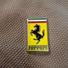 Ferrari Emblem Badge Logo Cavallino Prancing Horse Pferd ca. 42 x 25 mm