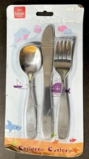 New Lehoo Castle Stainless Steel 6 Piece - Toddler Spoons, Forks, & Knife Set