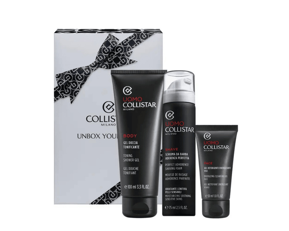 Set uomo Collistar gel doccia + schiuma da barba + gel detergente viso - Immagine 2