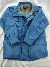 Vintage Eddie Bauer Mountain Parka Plaid Wool Lined Jacket - Mens Size: Small