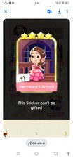 Hermione's Arrival - Golden Blitz - Harry Potter Album Sticker 4 Star Set 22