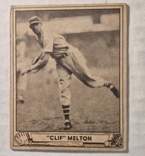 1940 PLAY BALL  #  83 " CLIF "  MELTON    NEW  YORK  GIANTS Crease Free VG VG-EX