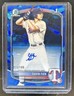 2025 Bowman Draft Sapphire Gavin Fien Chrome Auto 1st Prospect #/199 Rangers