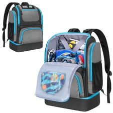 Swim Bag for Swimmers with Shoe Compartment, Swim Backpack for Men and Women,...