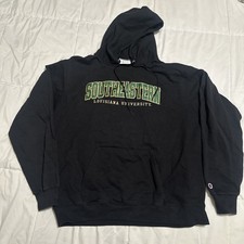 Champion Southeastern Louisiana University Lions Mens XL Hoodie Black