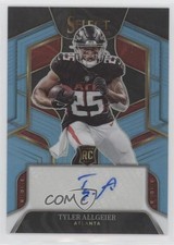 2022 Select Rookie Signatures Light Blue Prizm 15/49 Tyler Allgeier Auto 15ik