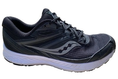 Size 12 Wide - Saucony Cohesion 13 Men's Running Shoes Black/White