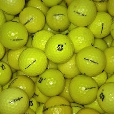 50 Yellow Bridgestone Mix Assorted Models Used Golf Balls - 3A Value Grade AAA
