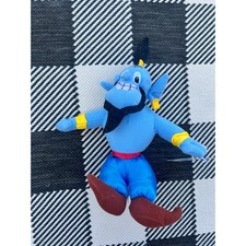 Disney Aladdin Genie Plush Stuffed Toy Blue Toy Factory NWT 10 inch
