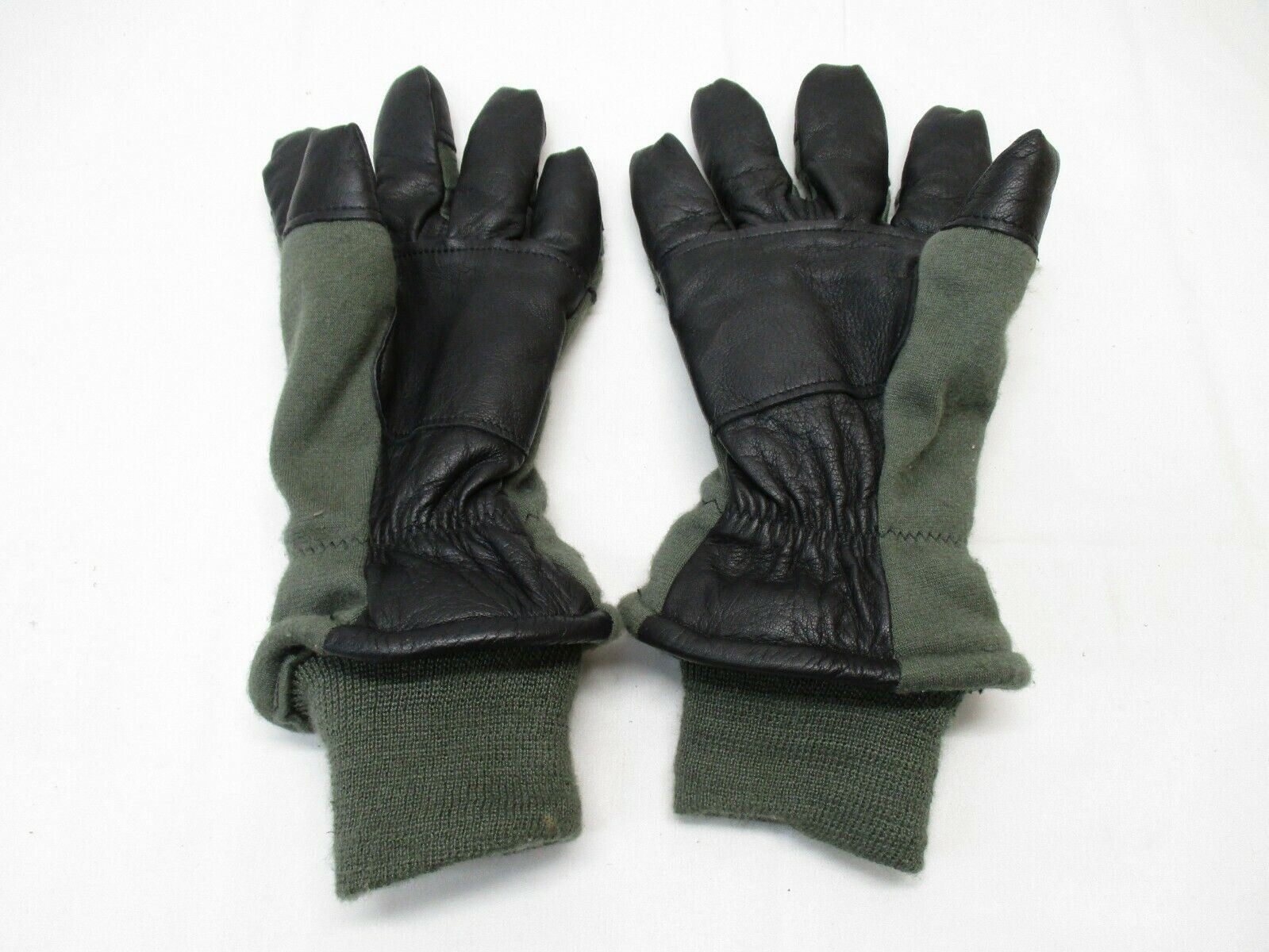 NEW USGI COLD WEATHER MILITARY GLOVES GREEN/BLACK INTERMEDIATE HAU15/P ...