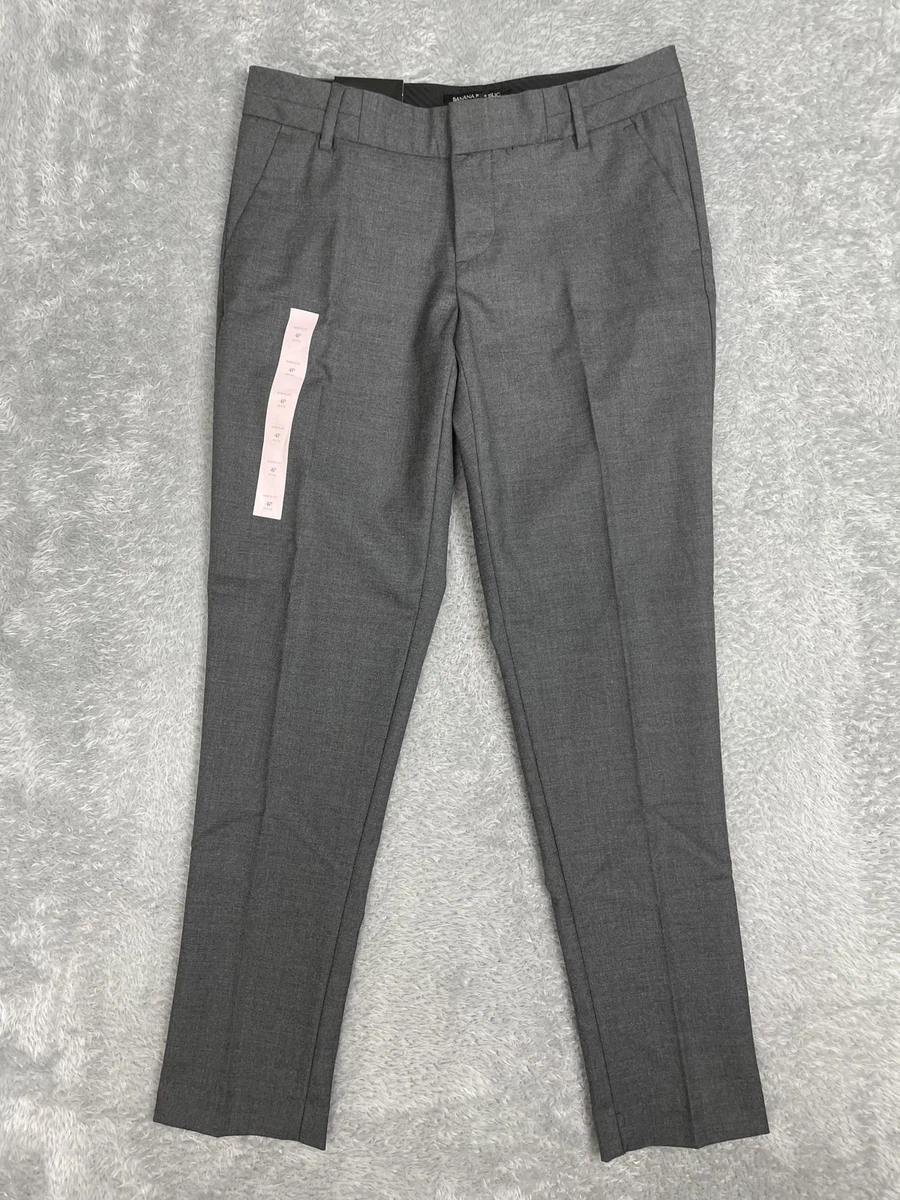 slim fit dress slacks Banana Republic Plaid Martin Fit Dress Pants-Size 6 – Second Bite main image 1