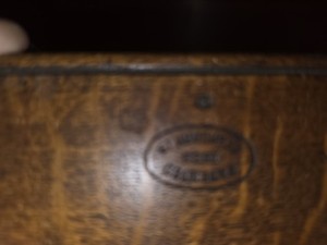 Antique Singer Sewing Machine Folding Wooden Puzzle Accessory Box