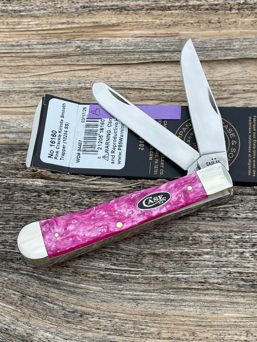 CASE XX *b 2026 SMOOTH PINK CRACKLE BLACK CASE SHIELD TRAPPER