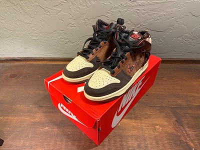 NEW DS Nike X Bodega Dunk High Legend Fauna Brown 2020 Size 9 CZ8125-200