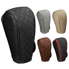 Universal Car Leather Manual Automatic Shift Knob Shifter Gear Protector Cover Universal Car Leather Manual Automatic Shift Knob Shifter Gear Protector Cover