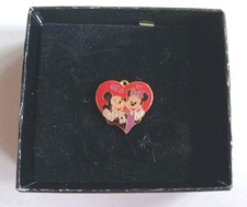 Disney Minnie  Mickey Red Heart Glossy Heart Necklace Pendant - Missing Chain