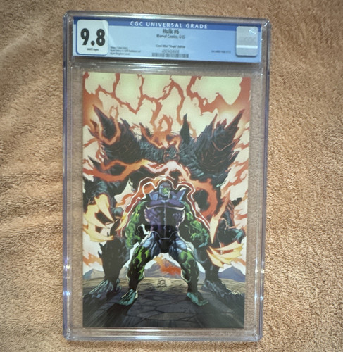 Hulk #6 Marvel 2022 CGC 9.8 Stegman Virgin Variant 4059424008