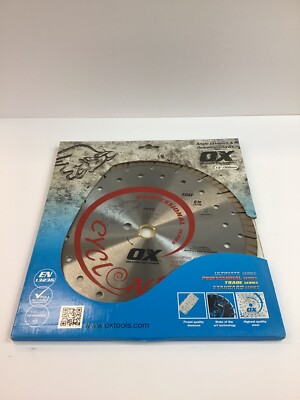 Diamond Saw Blade 12 - Abrasive/General Purpose Cutting - PC15- Zebra - Ox Tools