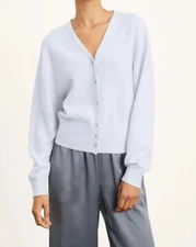 $395 NWT Vince Raglan Sleeve Wool Blend Powder Blue Cardigan sz XS; M; L