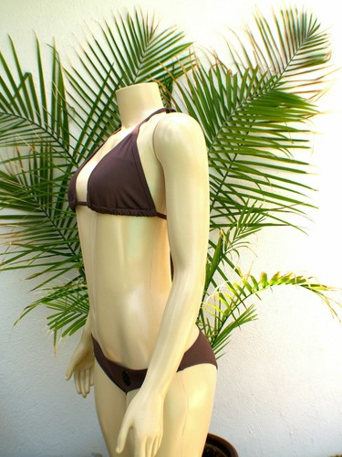 Paula Thomas for Thomas Wylde-Dark Brown- 2-pice Swimsuit set - Sz: Small - Picture 2 of 5