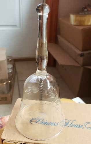 Princess House Crystal Heritage Handblown Dinner Bell 495 #B2 - Picture 2 of 2