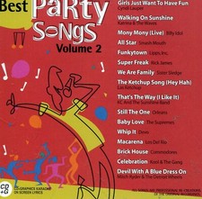 BEST PARTY SONGS VOLUME 2 - House Party Karaoke - AUDIO CD MINT Condition