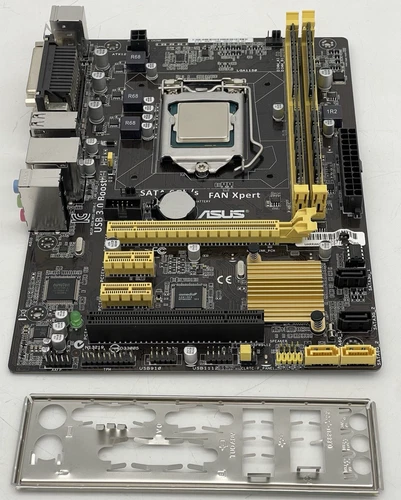 ASUS H81M-C Motherboard w/ i5-4460 SR1QK 3.20 GHz CPU 16GB (2x8GB) DDR3 RAM & IO