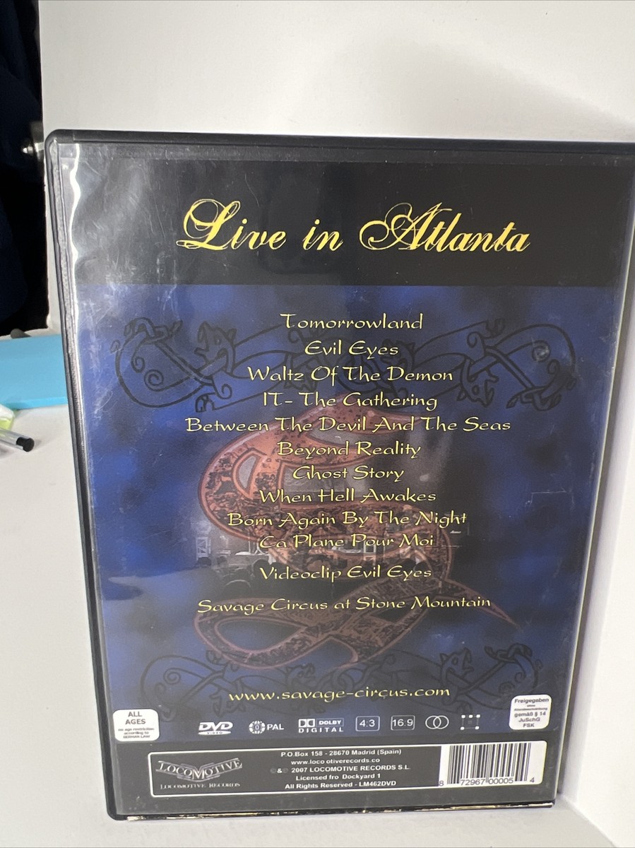 Savage Circus: Live In Atlanta - DVD - Multiple Formats Color Ntsc