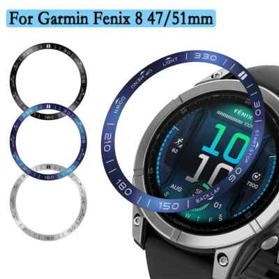 Metal Dial Mod Ring For Garmin Fenix 47/51mm Stainless Steel