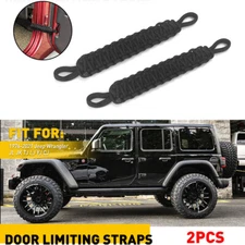 For Jeep Wrangler JK/YJ/TJ 1 Pair Car Door Limiting Straps Belt Set Accessories