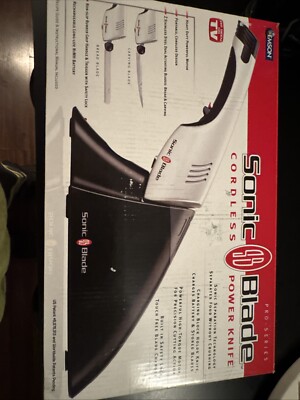 Emson Sonic Blade Pro Series Cordless Power Knife Portable Electric Carving New