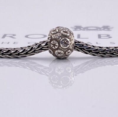 Trollbeads Retired Water Lily Bead 925 Silver