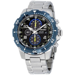 seiko solar jimmie johnson special edition men's chronograph watch