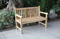 Gartenbank Java Teakholz Sitzbank 2-Sitzer Holzbank Parkbank Bank GartenmöBel