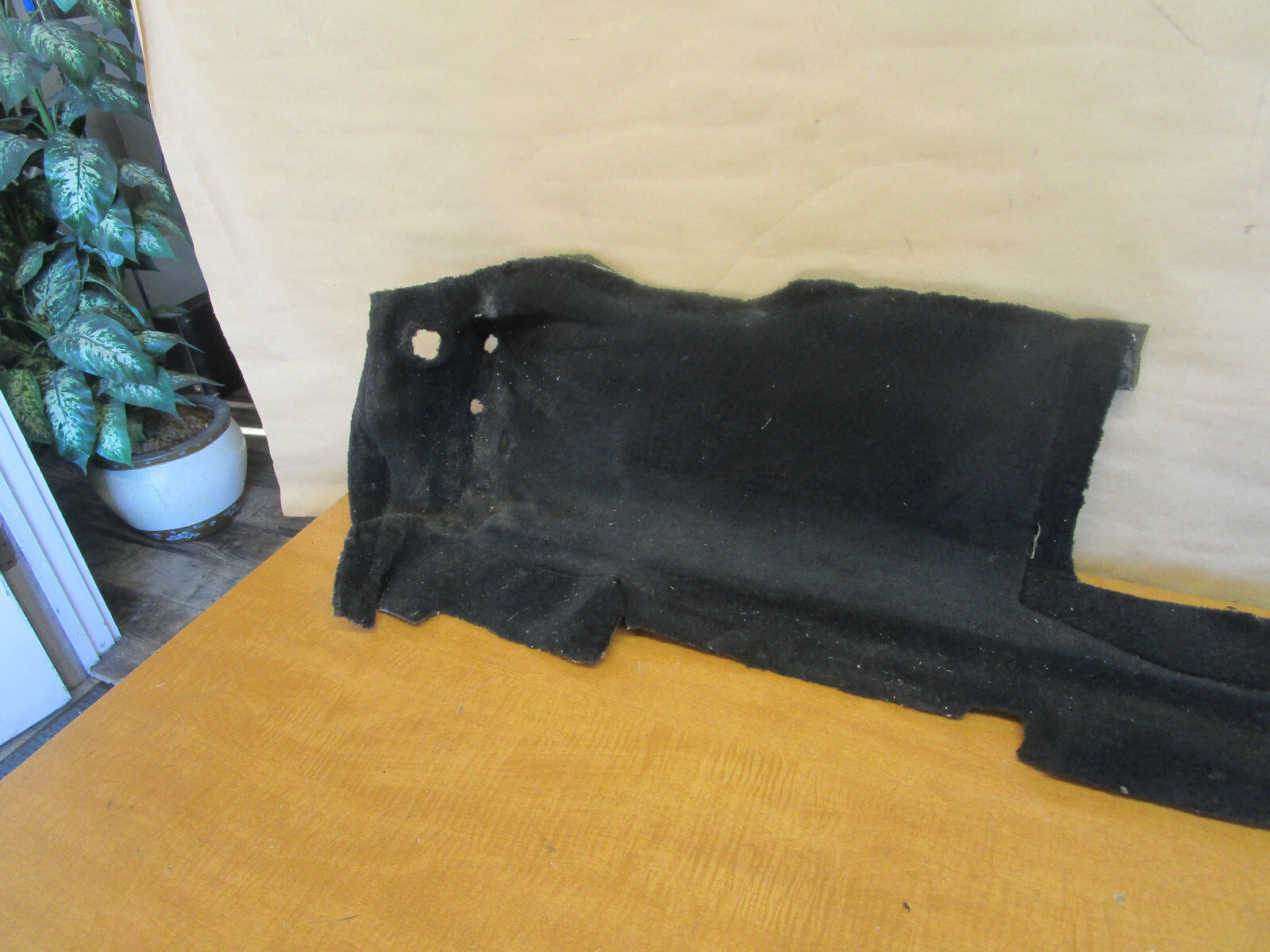 Ferrari 348 Spider - Upper Rear Wall Carpet - Black