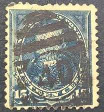US Stamp Sc 259, 15c Clay, Used F-VF CV$ 65.00 (310A)