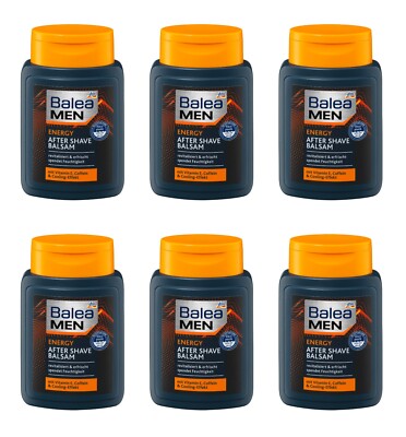 6 x 100ml | Balea MEN After Shave Balsam Energy